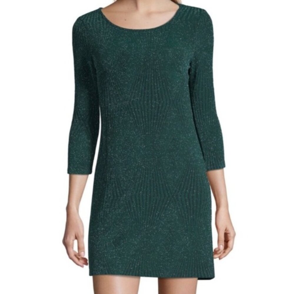 Trixxi  XXL Deep Emerald Green Sparkle Dress